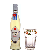 Legendario Carta Blanca, mit Mojito Glas 40%vol, 70cl (Rum)